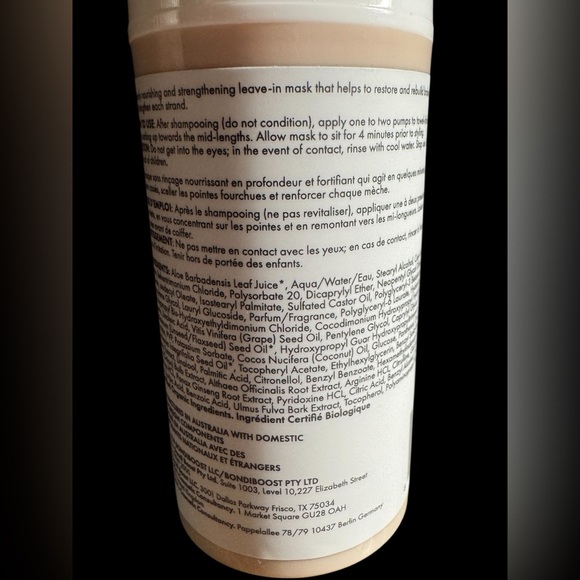 BONDI BOOST Rapid Repair Bond Builder+ Leave-In Hair Mask Damaged Hair 3.38 oz - Picture 4 of 11